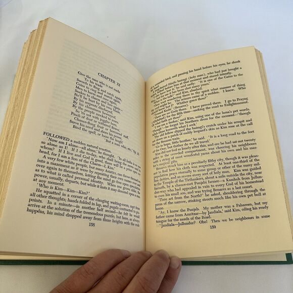 Kim by Rudyard Kipling Hardcover 1901 Antique No Dustcover - Picture 10 of 11